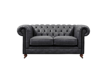 Grand Chesterfield | 2 Seater Sofa | Vintage Slate