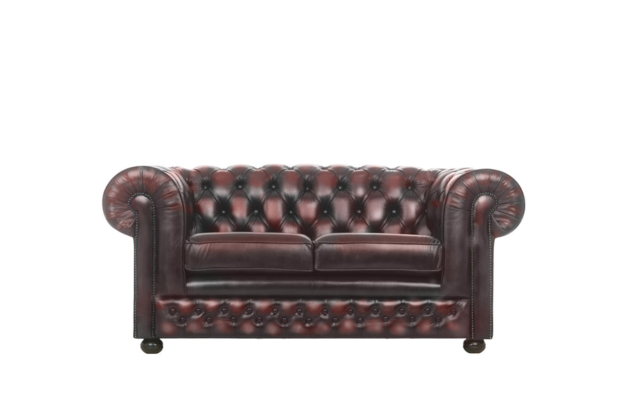 Chesterfield | 2 Seater Sofa | Antique Red