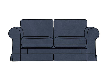 Albany | 2 Seater Extra Loose Cover | Kingston Dark Blue