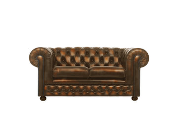 Chesterfield | 2 Seater Sofa | Antique Gold