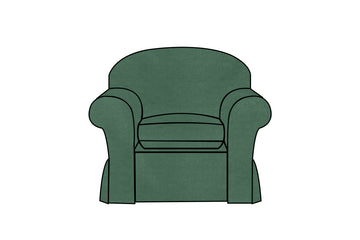 Madrid | Armchair Extra Loose Cover | Kingston Green