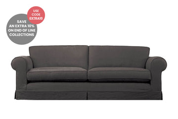 Albany | 4 Seater Sofa | Kingston Charcoal