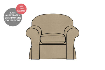 Madrid | Armchair Extra Loose Cover | Kingston Coffee