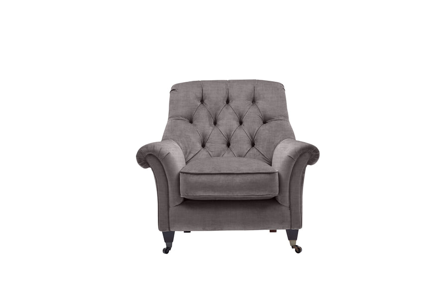 Hampton | Highback Chair | Brunswick Slate Grey