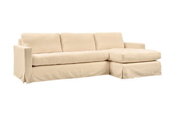 Kate | Chaise Sofa Option 1 | Capri Natural