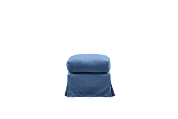 Kate | Footstool | Capri Blue