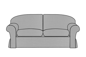 Madrid | 3 Seater Extra Loose Cover | Capri Light Grey