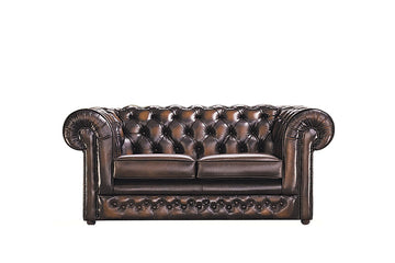 Chesterfield | 2 Seater Sofa | Antique Brown
