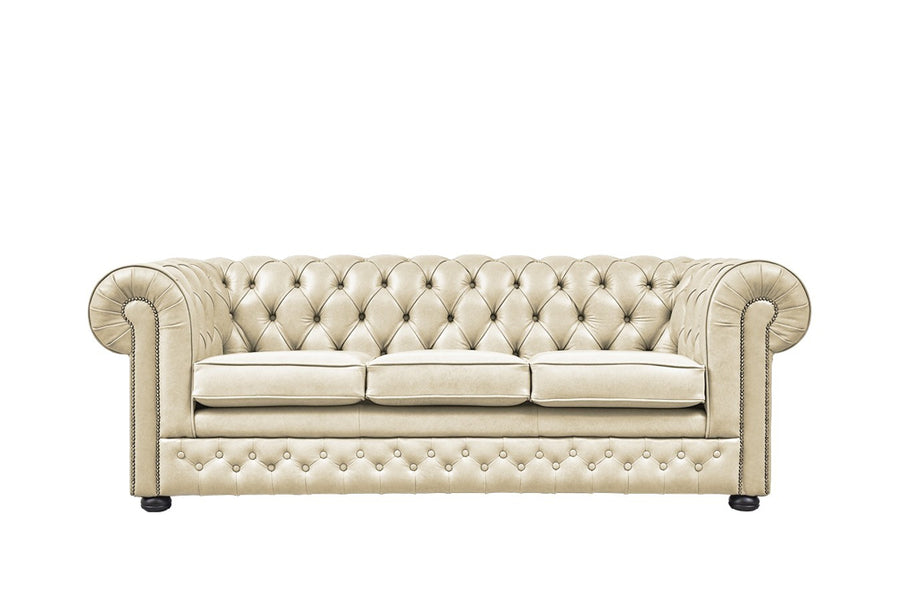 Chesterfield | 3 Seater Sofa | Milton Stone