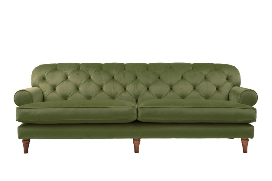 Mia | 4 Seater Sofa | Opulence Olive Green