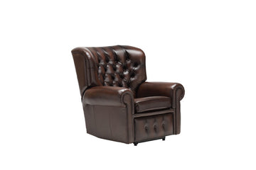 Monk | Electric Recliner | Antique Brown